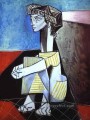 Jacqueline with Crossed Hands 1954 cubism Pablo Picasso